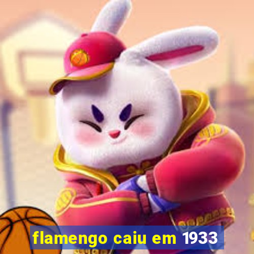 flamengo caiu em 1933