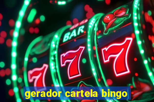 gerador cartela bingo