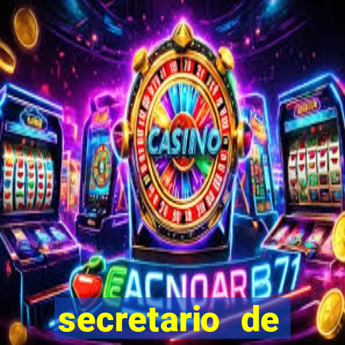 secretario de esporte salario