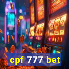 cpf 777 bet