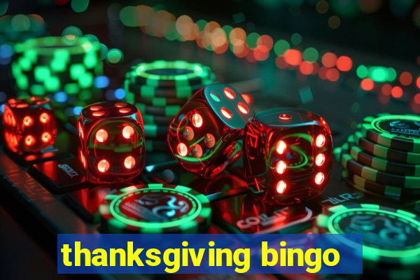 thanksgiving bingo