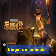 bingo de animais para educa??o infantil