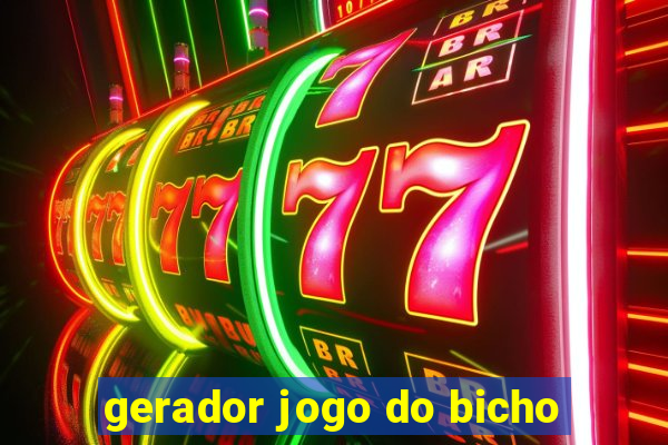 gerador jogo do bicho